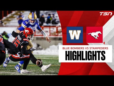 CFL WEEK 21: Winnipeg Blue Bombers vs Calgary Stampeders FULL HIGHLIGHTS