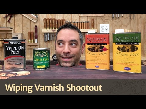 Which Wiping Varnish is the BEST? | The Wood Whisperer
