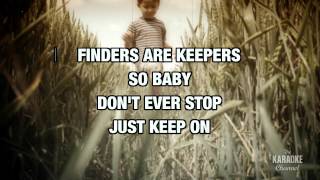 Finders Are Keepers in the Style of &quot;Hank Williams, Jr.&quot; with lyrics (no lead vocal)
