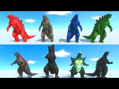 Super Godzilla; Shin Godzilla; Heisei Godzilla And Gojira VS Team Godzilla 2021 - ARBS