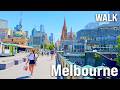 Melbourne AUSTRALIA Walking Tour With Captions BEACH WALK 4K 60fps