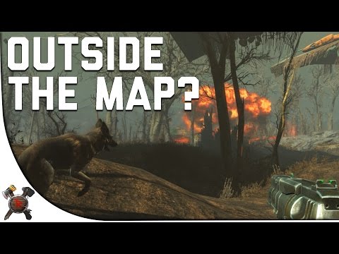 Fallout 4 Gameplay Walkthrough - Part 11: Outside the Map?! (w/ Giveaway)