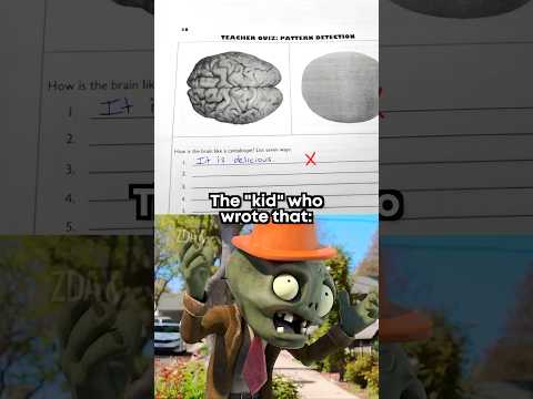 Bro played a bit too much PvZ 💀