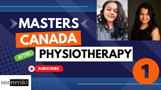 Masters program in Canada after Physiotherapy | How to apply for Masters after BPT ?