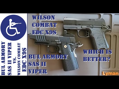 Wilson Combat EDC X9S vs Bul Armory SAS2 Viper #Wilson Combat EDC X9S #Bul Armory SAS2 Viper