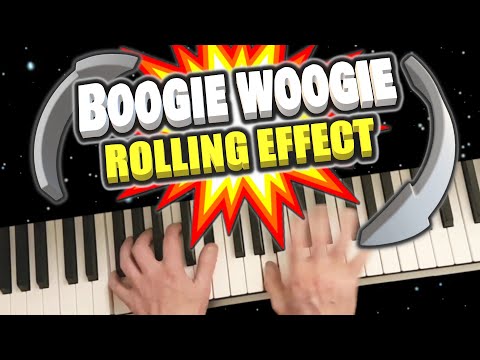 WOW! Stand Out From The Rest ! Play Boogie Woogie Piano Rolling Effect Lick ! Piano Lesson