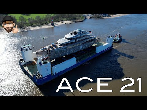 Yacht Project ACE 21 Unveiled and Transport to Lürssen shipyard