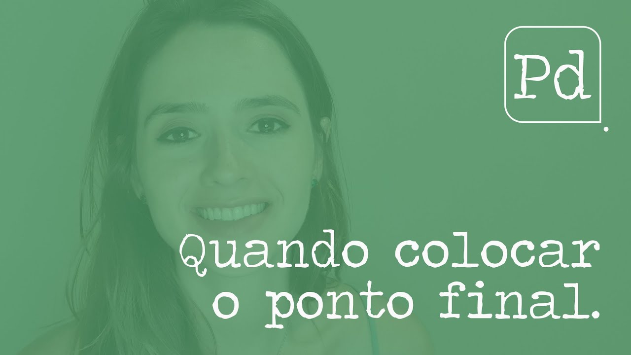Quando colocar o ponto final | Português Diariamente #31