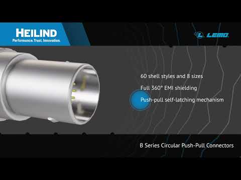 LEMO B Series Circular Push Pull Connectors | Heilind Electronics