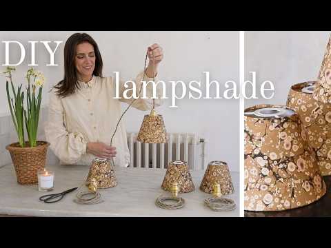 63 - Making Lampshades for our Kitchen | French Farmhouse Update