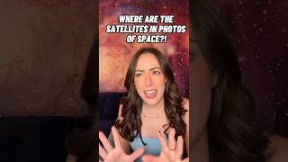 Why aren’t there satellites in photos of earth? 🧐