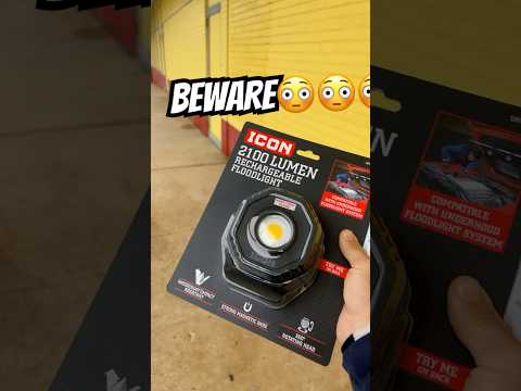 DO NOT BUY HARBOR FREIGHT ICON LIGHTS TIL YOU SEE THIS 🤩