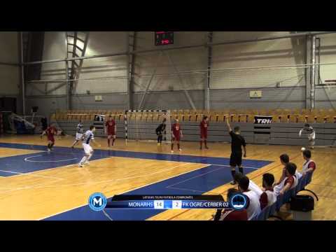 MONARHS - FK OGRE/CERBER 02 (14:2) vārtu guvumi (11.01.2014)
