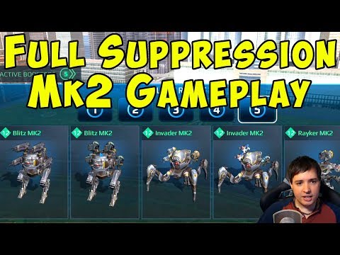 Total Suppression Robots Dominance - Mk2 & Boosted War Robots Gameplay WR
