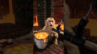 Monkey ASMR Minecraft Nether (English Version)