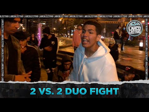 BLACK & PKS vs HARDCORE & KIZA vs GABO JM & DIEGO AC - RONDA 1 | 🌴 LARCOLECTIVO 🔥 DUO FIGHT  2 vs. 2