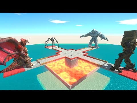 4 Teams Battle for Survival: Infernals vs Humans vs Giant Invertebrates vs Prehistoric Mammals