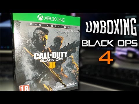 Unboxing: Call Of Duty Black OPS 4 PRO EDITION Xbox one/X - Early - BO4
