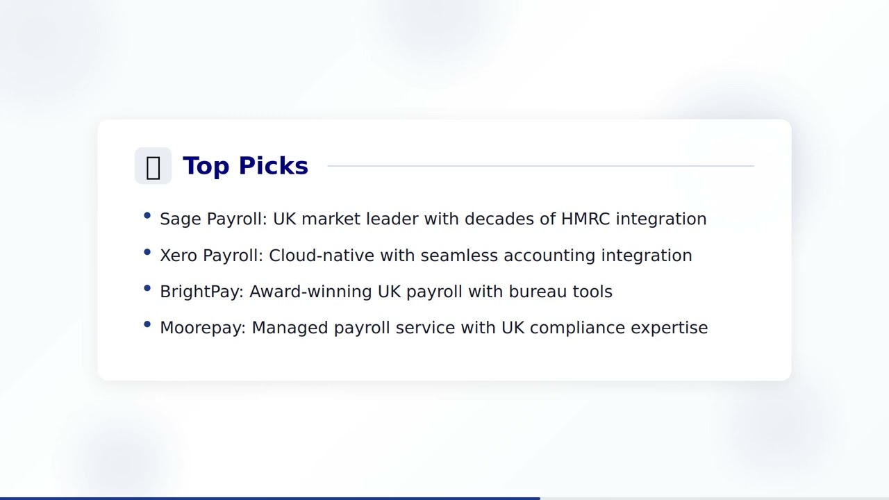 Best Payroll Software UK
