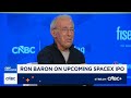 Ron Baron Discusses SpaceX and Elon Musk's Businesses on CNBC Squawk Box DEFAULT Thumbnail