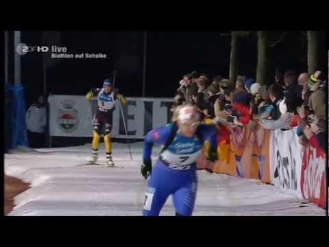 Magdalena Neuner Abschiedsrennen auf Schalke 29.12.2012 HD