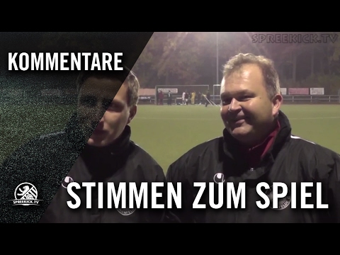 Ulf Zabel (FC Stern Marienfelde) - Stimme zum Spiel (U17 B-Jugend Verbandsliga)
