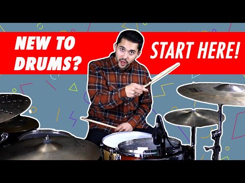 How to Play Drums - Basic Beat and Fill for Beginners - Drum Lesson