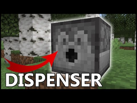 RajCraft - How To Use A DISPENSER IN Minecraft
