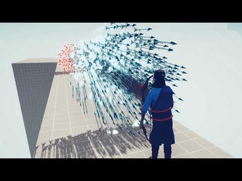 ICE ARCHER GOD VS FIREWORK ARCHER GOD  - TABS MODS - Totally Accurate Battle Simulator