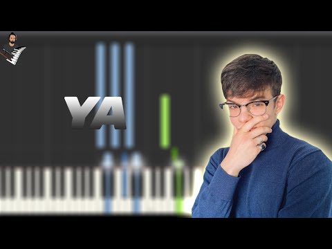 Flavio x daniel sabater - Ya | Instrumental Piano Tutorial / Partitura / Karaoke / MIDI