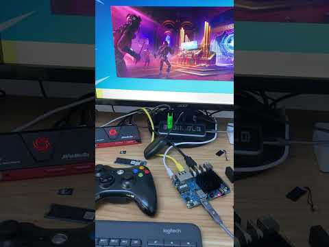 Fortnite Orange Pi 5 plus. Android 12 TV. Epic Games launcher Android #fortnite