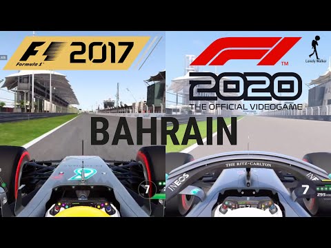 F1 2017 vs F1 2020: Lap Comparison at Bahrain Circuit