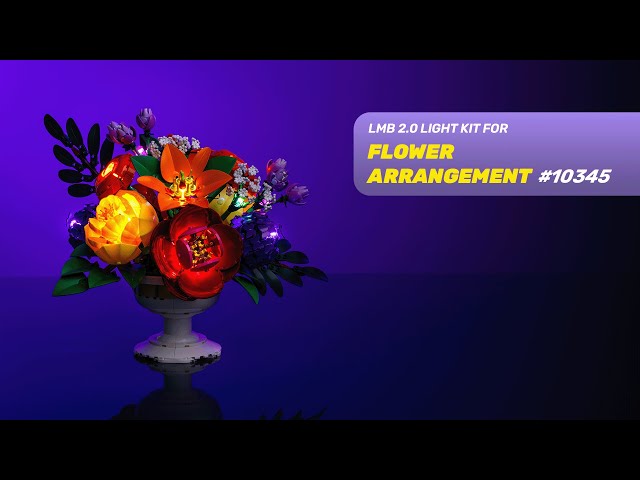 Vidéo teaser pour LIGHT MY BRICKS - Flower Arrangement 10345