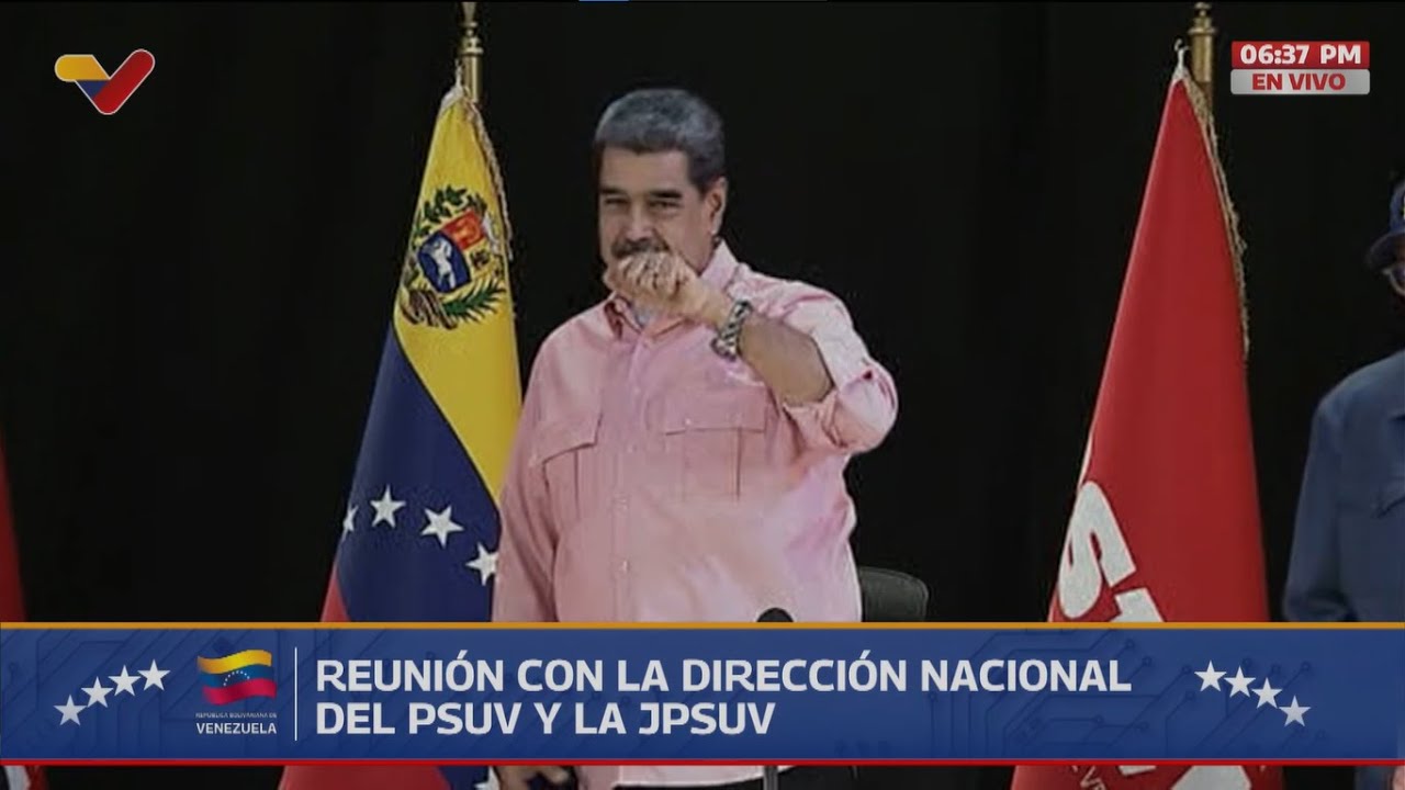 VENEZUELA EN VIVO /  REUNION CON EL P S U V / PRESIDENTE EN VIVO