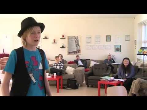 David Lowe teaches boy soprano, 14-year-old Mathias (Masterclass 2011 at Den Jyske Sangskole)