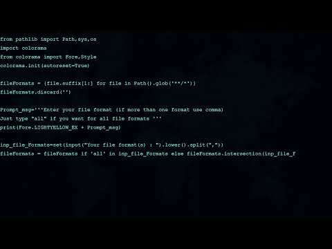 Python Micro Projects 1 Cleanup Re Arrange Files Using Python Pathlib Module Os