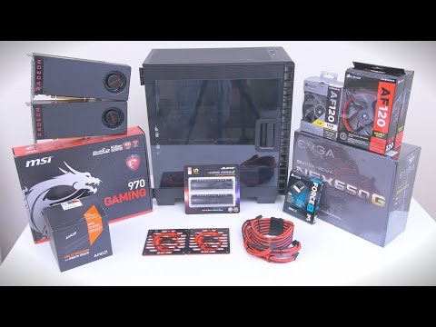 $1000 Gaming PC | Dual RX 480 - Time Lapse Build
