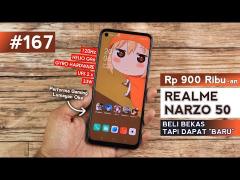 HP 900 RIBUAN SUDAH UFS LAYAR 120 Hz! - Unboxing REALME NARZO 50 + Gaming Test