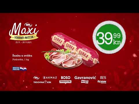 MAXI VIKEND AKCIJA 25.11. - 28.11.2021.