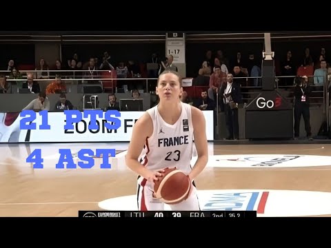 MARINE JOHANNÈS leads France in a win against Lithuania to qualify for  #eurobasketwomen2023