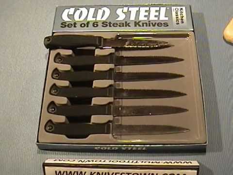 Cold Steel Kitchen Classics Steak Knife Set Model 59KS6Z