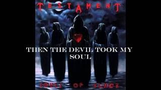 Testament - The Legacy (With Lyrics)