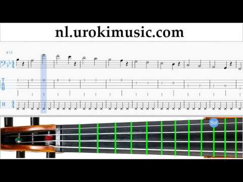 Cello Leren Spelen Lukas Graham - 7 Years Tablatura Deel#1 oefeningen um-i799