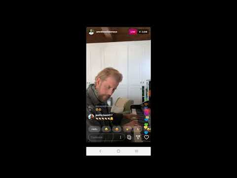 Andrew McMahon Instagram Livestream 04/04/20