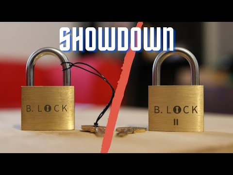 B Lock 1 VS B Lock 2 - Puzzle Comparison