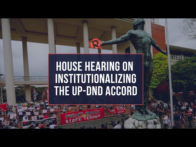UP backs bills putting UP-DND accord into law