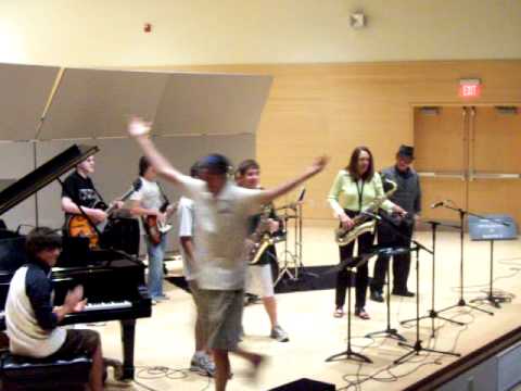 Webster University Jazzcamp 2010, the "Braigsters" combo