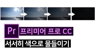 [프리미어프로 강좌] 서서히 원하는 색으로 물들이기