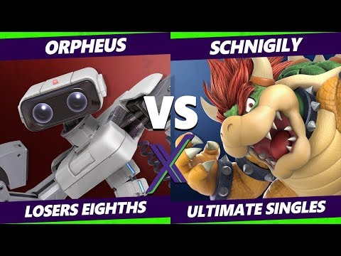 Smash Ultimate Tournament - Schnigily (Bowser) Vs. Orpheus (ROB) S@X 325 SSBU Losers Top 8