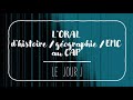 Oral histoire géographie EMC au CAP : le JOUR J (Epreuve ponctuelle)